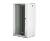 LANBERG Szafa instalacyjna wisząca 19'' 22U 600X450mm szara (drzwi szklane) WF01-6422-10S - 455401 - zdjęcie 1